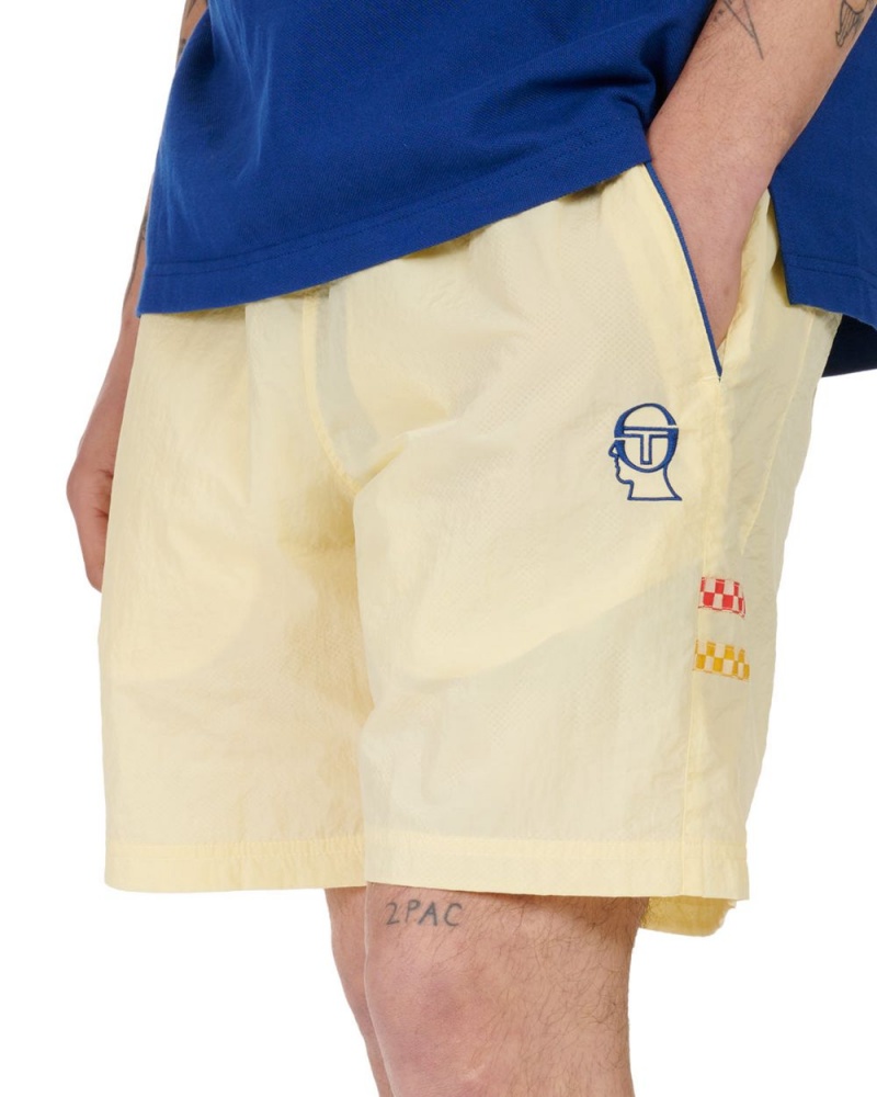 Yellow Brain Dead Sergio Tacchini X Shorts | AU 0738925-ZK