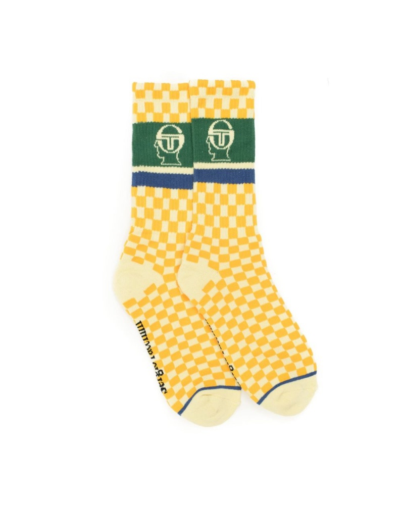 Yellow Brain Dead Sergio Tacchini X Socks | AU 4617925-IG